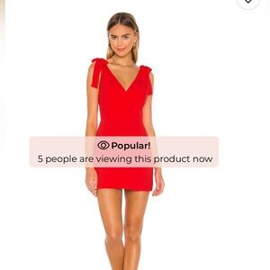 Brand New (no tags): Amanda Uprichard Red Mini Dress
